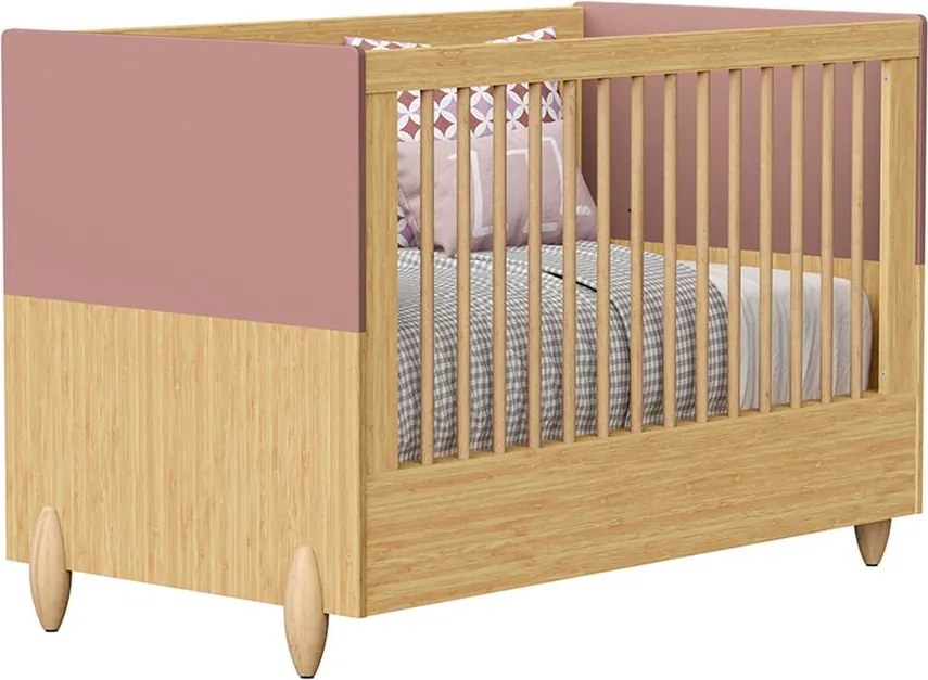 Berço Mini Cama Gracia - Rose e Naturale