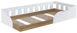 Cama Solteiro Infantil Montessoriana Infantil Asha Branco A05 - Mpozen