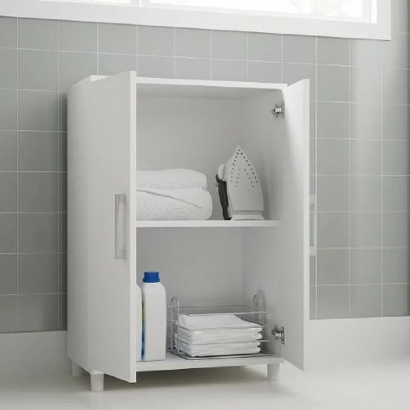 Balcão Multiuso 2 Portas Área De Serviço Bs 05 - Branco