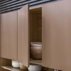 Armário de Cozinha Compacta 198cm Aurea D02 Amêndola/Marsala - Mpozena