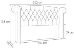 Cabeceira Cama Box Casal Queen 160cm Provença Z37 Linho Bege - Mpozena