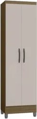Armário Multiuso 52cm 2 Portas Muniz Z46 Castanho/Off White - Mpozenat