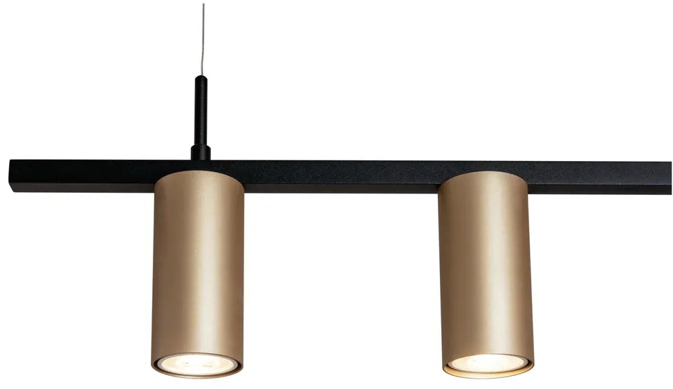 Pendente Sonda 5,7X28X85Cm Focos Assimetricos 3Xmr16 - Usina 16980/3 (FN-F - Fendi Fosco)