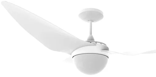 Ventilador De Teto Termoplastico Vidro Branco 127V Terral