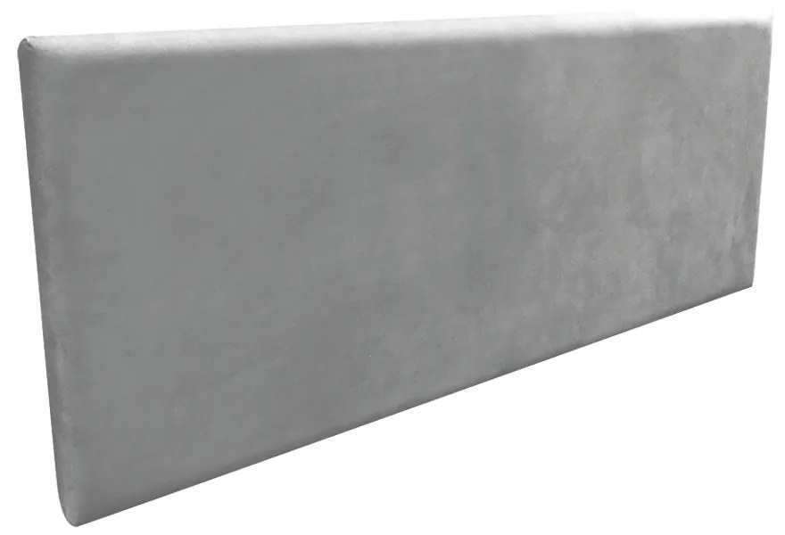Cabeceira Painel Clean para Cama Box Casal 160 cm Suede M11 - D'Rossi - Grafite