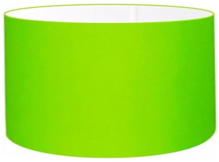 Cúpula Abajur Cilíndrica Cp-7025 Ø50x30cm Verde Limão