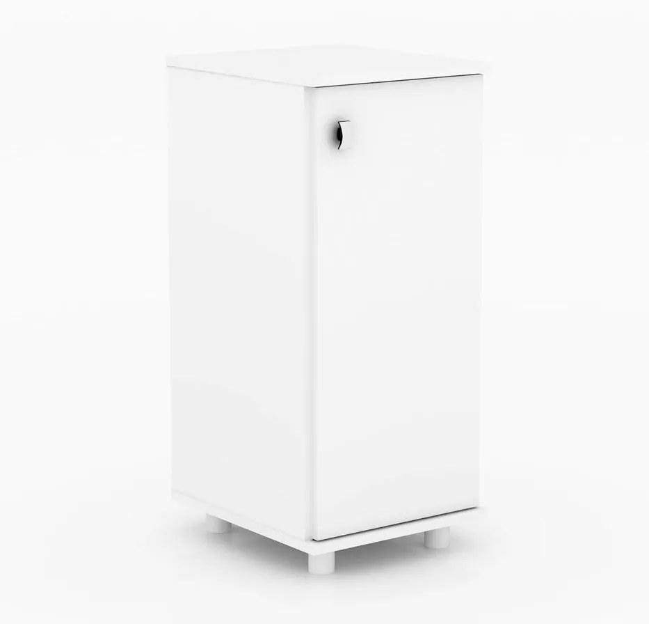 Balcão Para Bebedouro 1 Porta Com Prateleira Branco