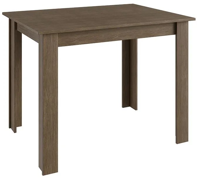 Conjunto Completo Canto Alemão, Mesa E 2 Cadeiras Mdf - Ameixa Negra