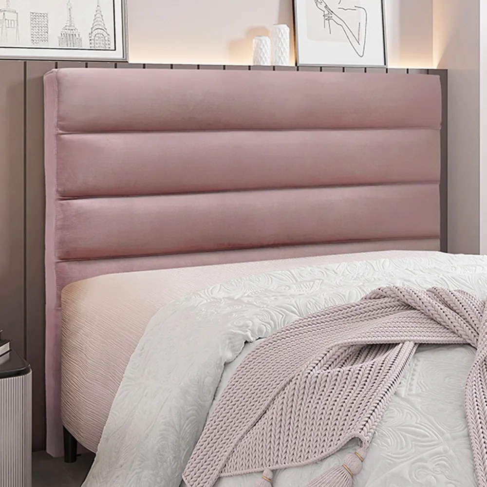 Cabeceira Decorativa King Size 1,95M Guess Veludo Lilás G63 - Gran Belo