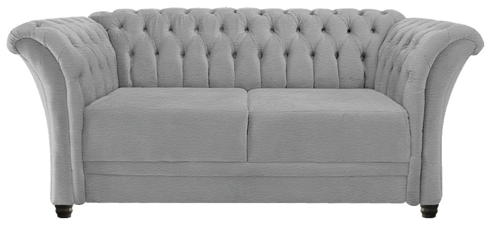 Namoradeira Chesterfield Sofia Corano Cinza - ADJ Decor