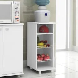 Balcão Cozinha 31,5cm Fruteira BF3206 Branco  - Tecno Mobili