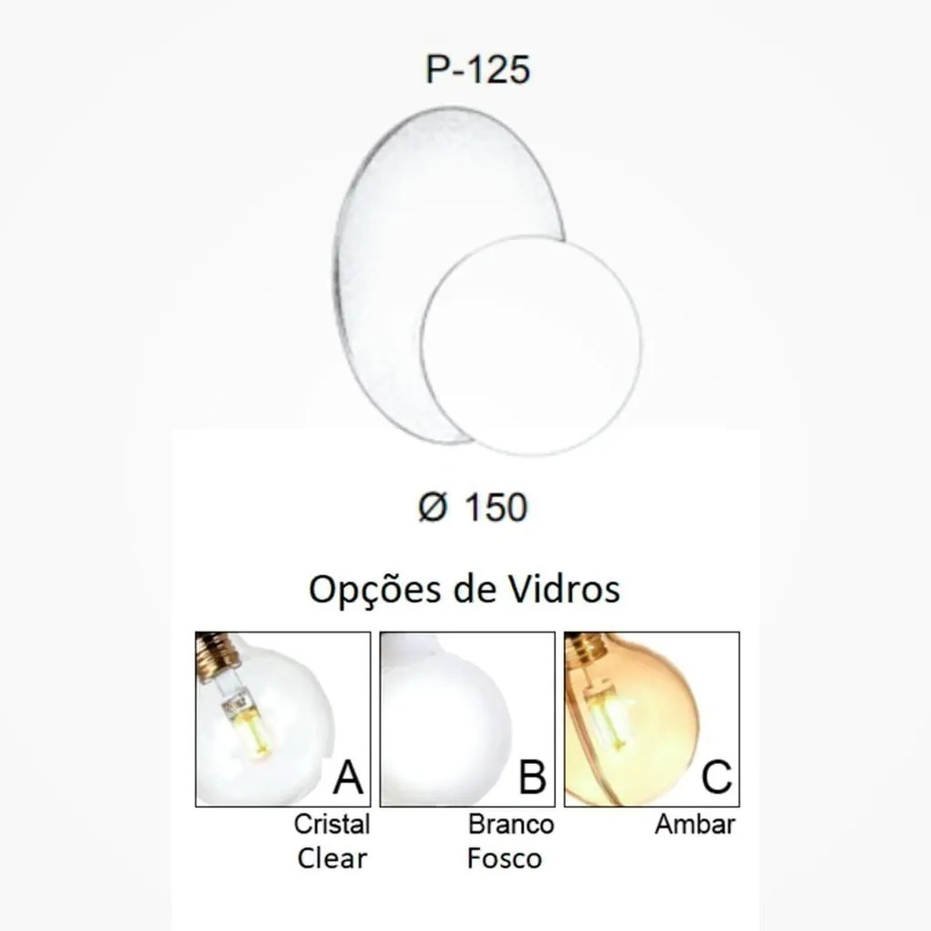 Arandela Ø15X12,5Cm Metal E Globo Ø10Cm 01Xg9 |Old Artisan Ar-5524 (ROSÊ FOSCO / COBRE BRILHO, FOSCO (BRANCO))