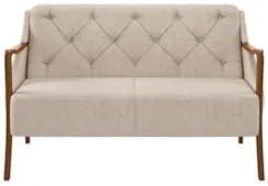 Kit Namoradeira 135cm e 2 Poltronas Decorativas Capitonê Lapa Z32 Linh