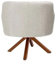 Kit 2 Poltronas Decorativas Giratórias Base Giromad Madeira Jade C-107