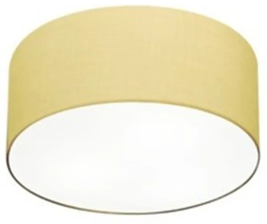 Plafon Para Quarto Cilíndrico SQ-3010 Cúpula Cor Algodão Crú