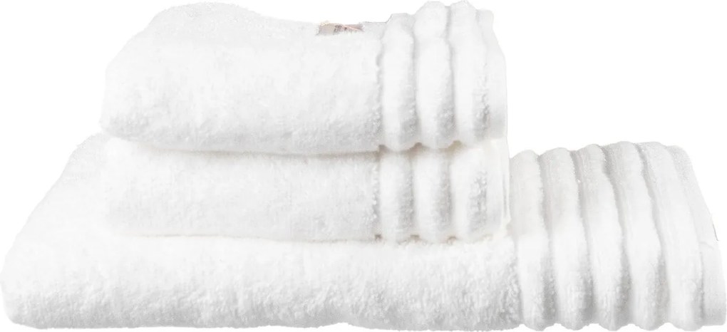 Jogo 1 Toalha de Banho + 2 Toalhas de Rosto Trussardi 100% Algodão Imperiale - Branco  Branco