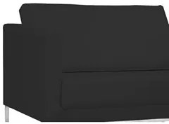 Poltrona Decorativa Maia 106cm C05 Corano Preto - Domi