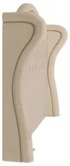 Cabeceira Cama Box Casal Queen 160cm Antibes Z37 Boucle Bege - Mpozena
