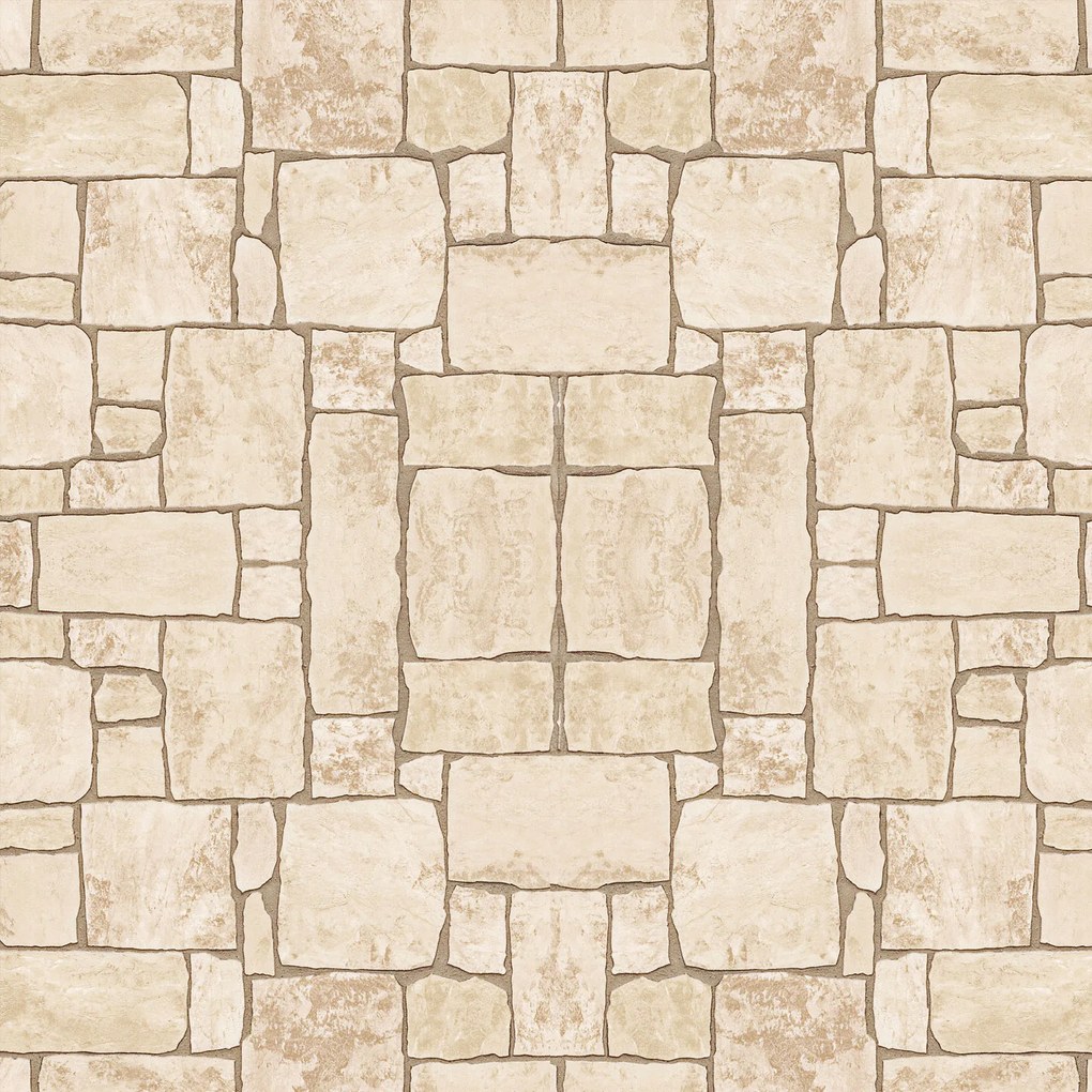 Papel de parede adesivo pedra lajotas marrom