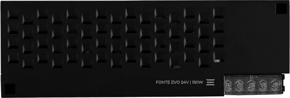 Driver Alumínio Preto 150w 24v Evo