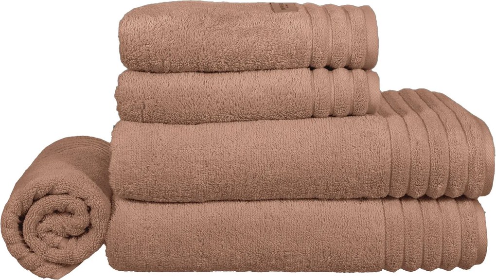 Kit Toalhas de Banho 05 Pçs Trussardi 100% Algodão Imperiale - Argila  Argila