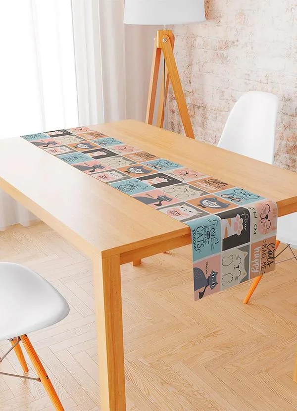 Trilho de Mesa Gatinho 144x45 Cm