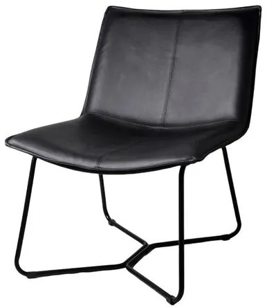 Poltrona Bibiana Corino Preto Aço Preto - 75810 Sun House