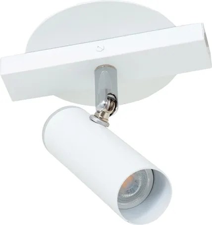 Spot Sobrepor Tubo Gu10 4W Branco Fosco