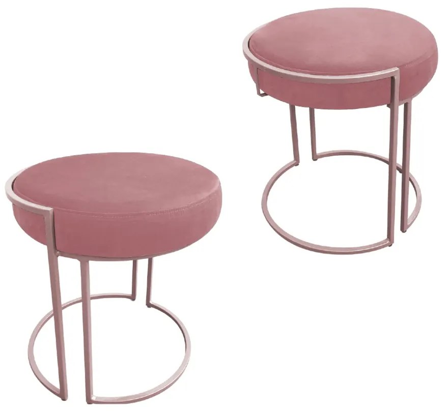 KIT 02 PUFF LOVE SUEDE BASE ROSE DROSSI - Rose
