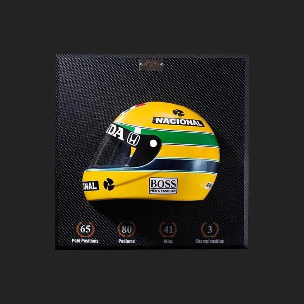Quadro 3D Decorativo Helmet Capacete F1 50X50 Snn 1988 G53 - Gran Belo
