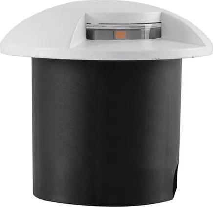 Balizador Led De Embutir Alumínio 1w 3000k Ip65 Side - BRANCO