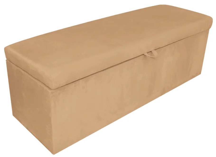 Kit Calçadeira e Painel Clean 100 cm Suede D'Rossi - Caramelo Sisal