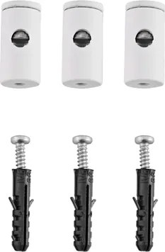 Kit Fio Tecido Aluminio 3 Deslocadores 3M - BRANCO