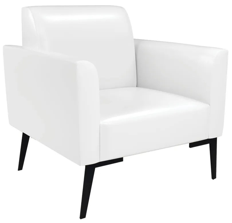 Sofá Namoradeira com 2 Poltronas Pés Villach Marisa Corano D03 - DRossi - Branco