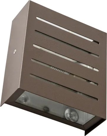 Arandela Aluminio Ip65 12X4,5Cm Lippe - MARROM