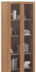 Armário com 04 prateleiras para Home Office ME4115 Amendoa - Tecno Mob