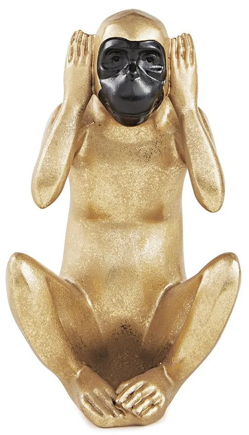 Kit Escultura Decorativa Decorativa Macaco da Sabedoria - D'Rossi