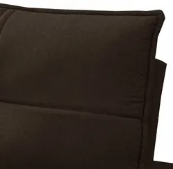 Sofá Retrátil Reclinável 3 Lugares 250cm Damy F05 Veludo Marrom Escuro