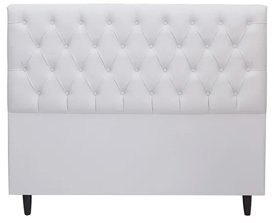 Cabeceira Cama Box Casal King 195cm Nicole Capitonê Corano Branco - Sheep Estofados - Branco