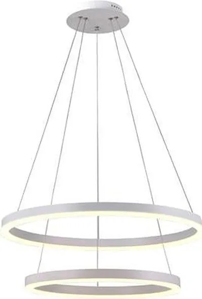 Pendente Led Metal E Aluminio Branco 54W 3000K Danza