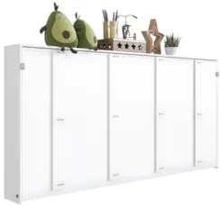 Cama Solteiro Infantil Articulação Horizontal Hina Branco A05 - Mpozen