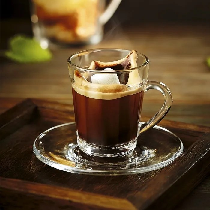 Xícara de Café Expresso Americano de Vidro Nadir