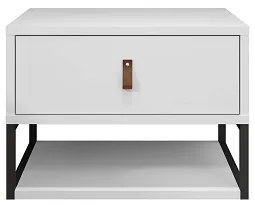 Mesa De Cabeceira Sigma Branco - Casa D Móveis