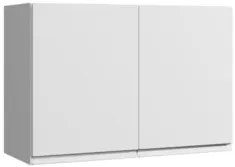 Armário de Cozinha Aéreo 80cm Com 2 Portas Andréia Branco - AJL Móve