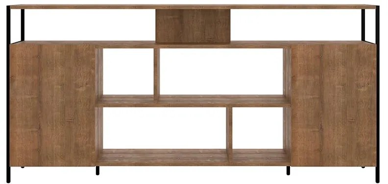 Rack Para Tv Sala Com 7 Prateleiras Multifuncional - Vermont