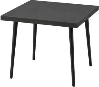 Mesa Quadrada Safira 70cm Black Total MDF e Madeira