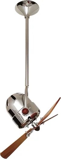 Ventilador De Teto Direcional Cromado Sem Iluminacao Bianca