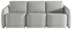 Sofá Cama Casal para Sala 246cm Polska Z08 Linho Cinza - Mpozenato