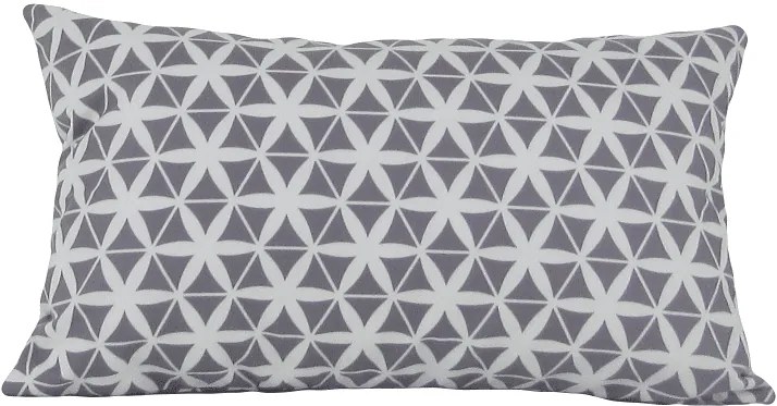 3 Capas Almofada Confort Veludo Cinza 30x50cm