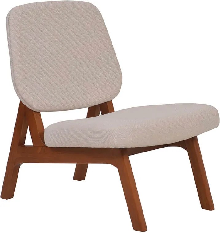 Poltrona Dora – Nozes e Creme